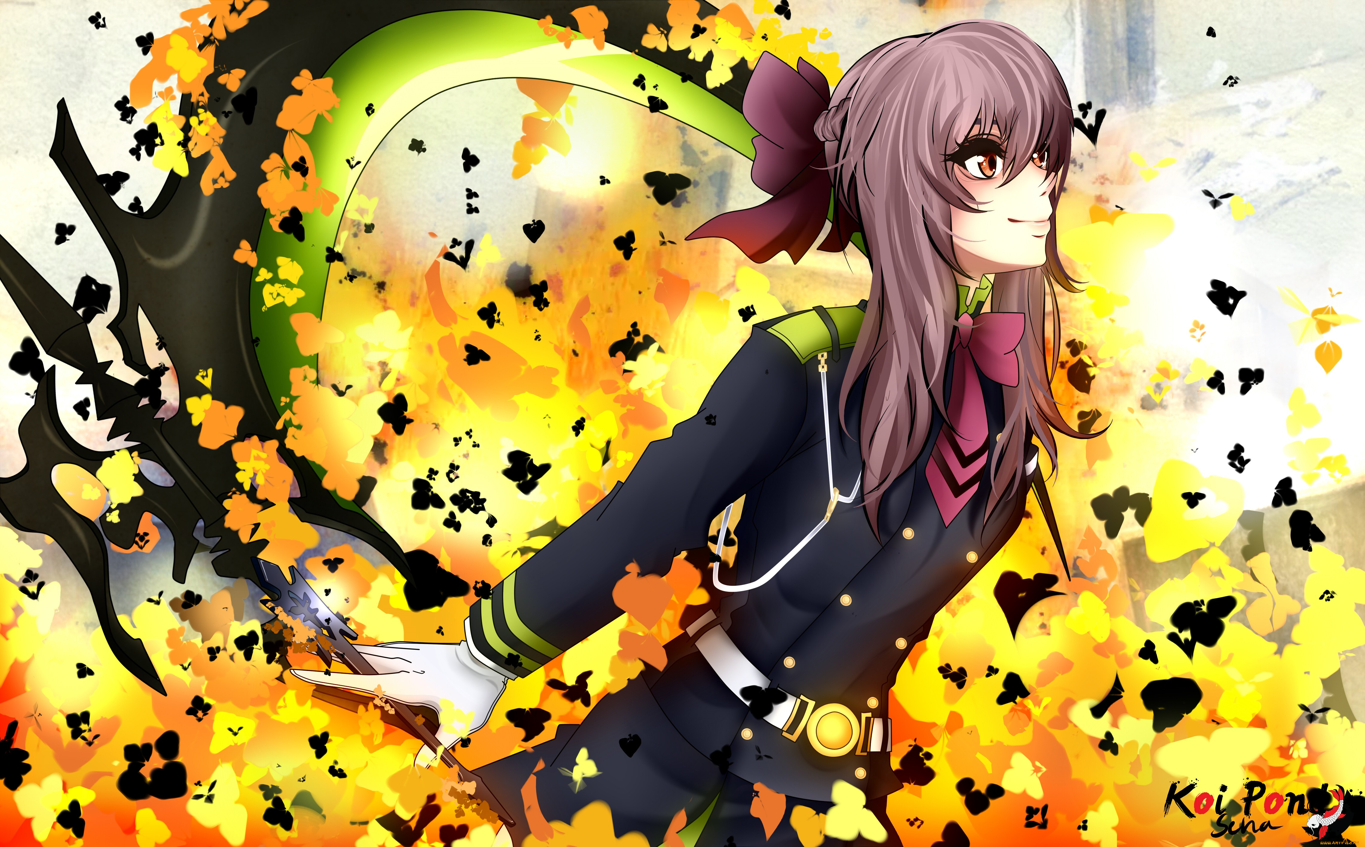 , owari no seraph, hiiragi, shinoa